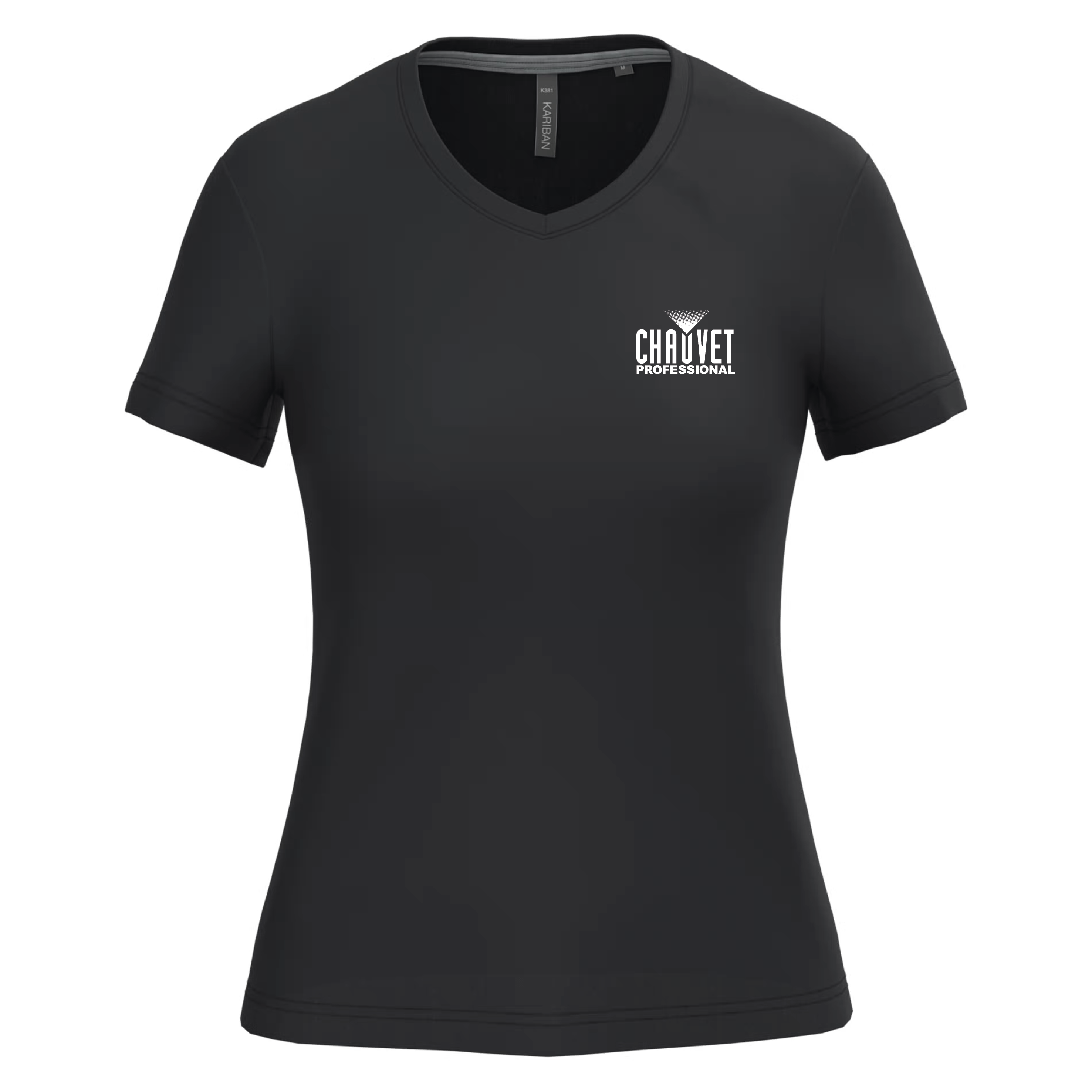 Dames T-shirt v-hals met korte mouwen