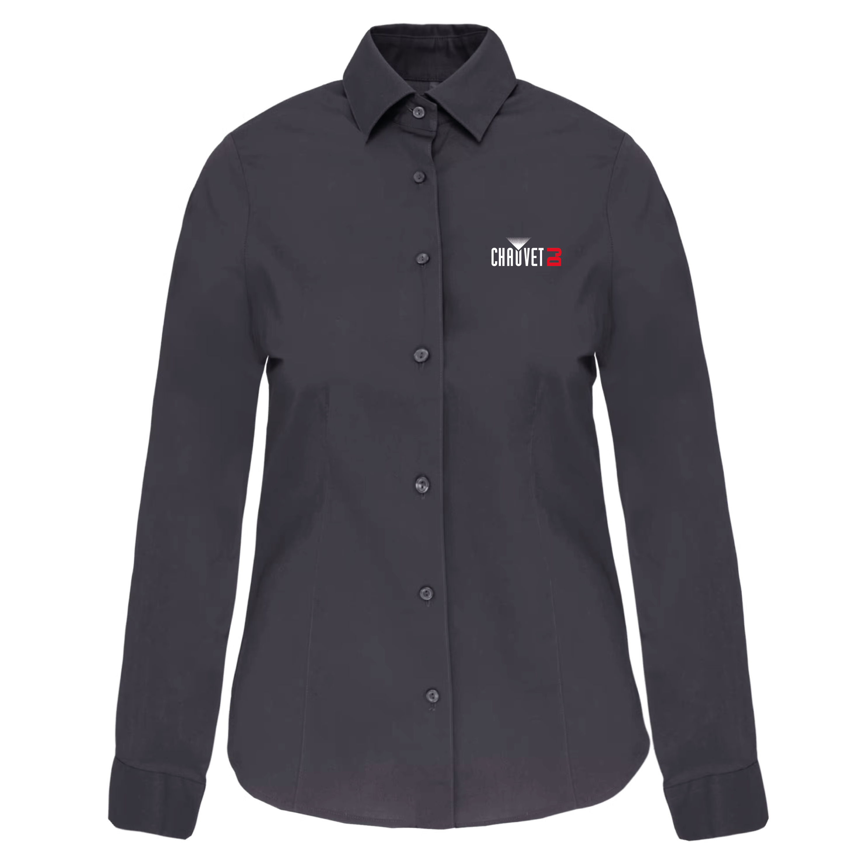 Dames stretch blouse lange mouwen