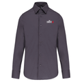 Heren stretch overhemd lange mouwen