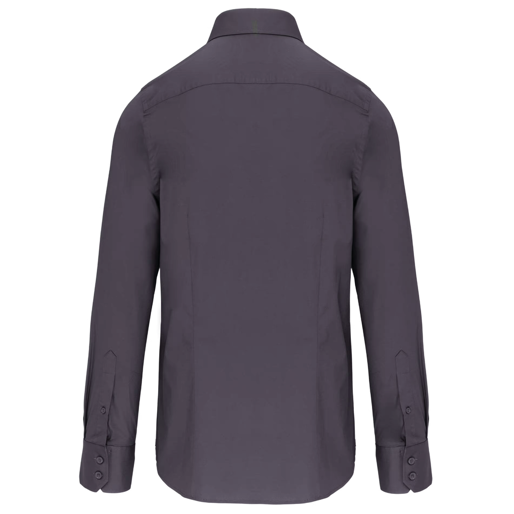 Heren stretch overhemd lange mouwen