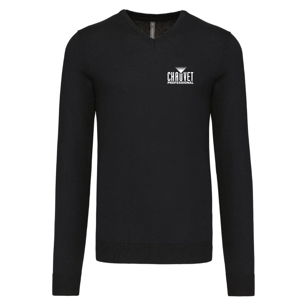 Heren pullover met v-hals